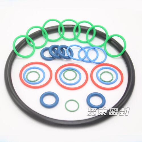 定制丁腈硅胶氟胶o型橡胶密封圈三元乙丙o型密封圈耐高温o型圈