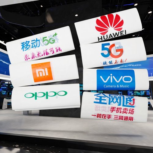 手机店手提塑料袋支持印刷LOGO