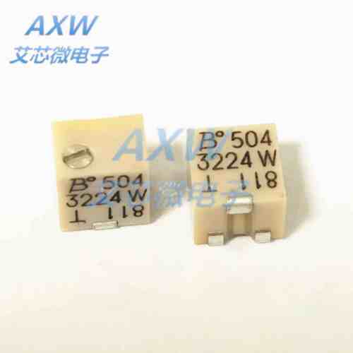 进口BOURNS电位器3224W-1-504E表贴片500K微多圈精密可调电阻