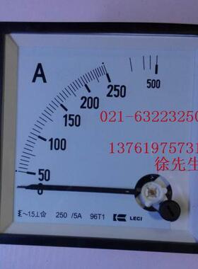 上海乐磁电表 96T1 LECI 指针电流表 100 150 200 250 300 400/5