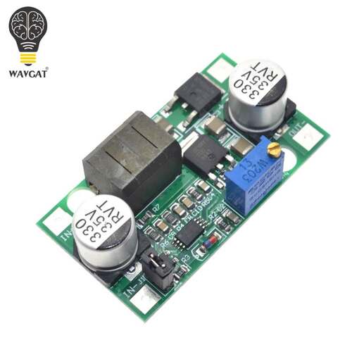 DC-DC 自动可调升降压模块 车载稳压25V/12V转5V-0.5V 超lm2577