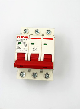 3P C32 DZ47SC  32A空开 断路器 三相空气开关