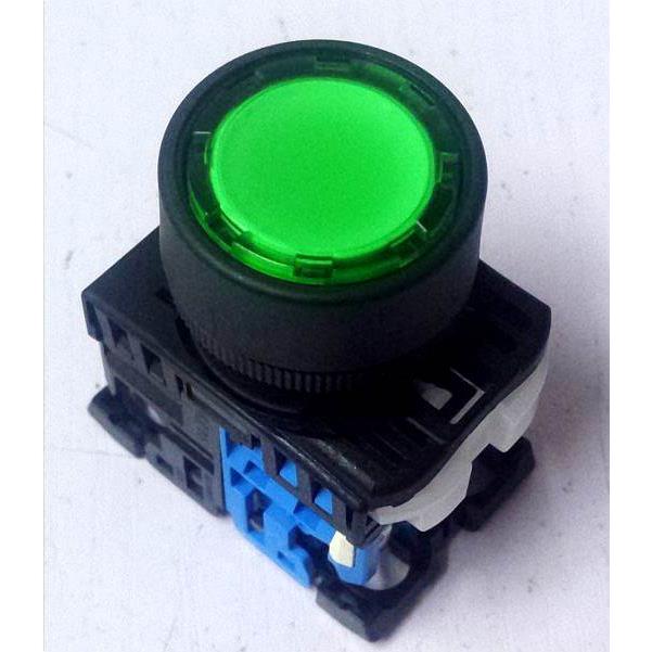 正品富士 平头 自复位 1触点 带灯按钮 Fe AR22G4L A22FOL E3 E4