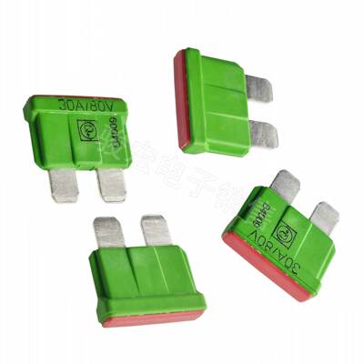 德国PUDENZ 汽车中号插片保险丝 80V 30A 熔断器 长19mm 高19.7mm