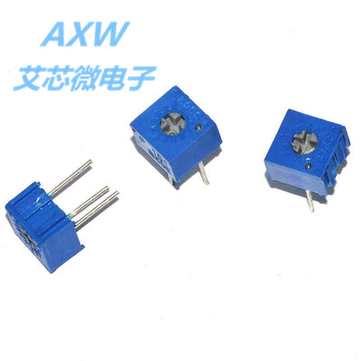 可调电阻精密电位器 P102 3362P-102 1KR 顶调式 单圈 3P 10个