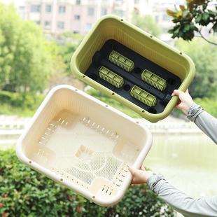 庭院果蔬种菜盆阳台长方形家用种植花箱蔬菜专用户外长条树脂花盆