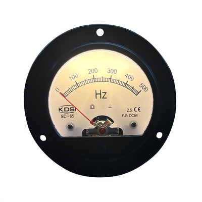 指针式直流电压表BO-65 DC5V 500Hz暖白光12V背光表 指针式频率表