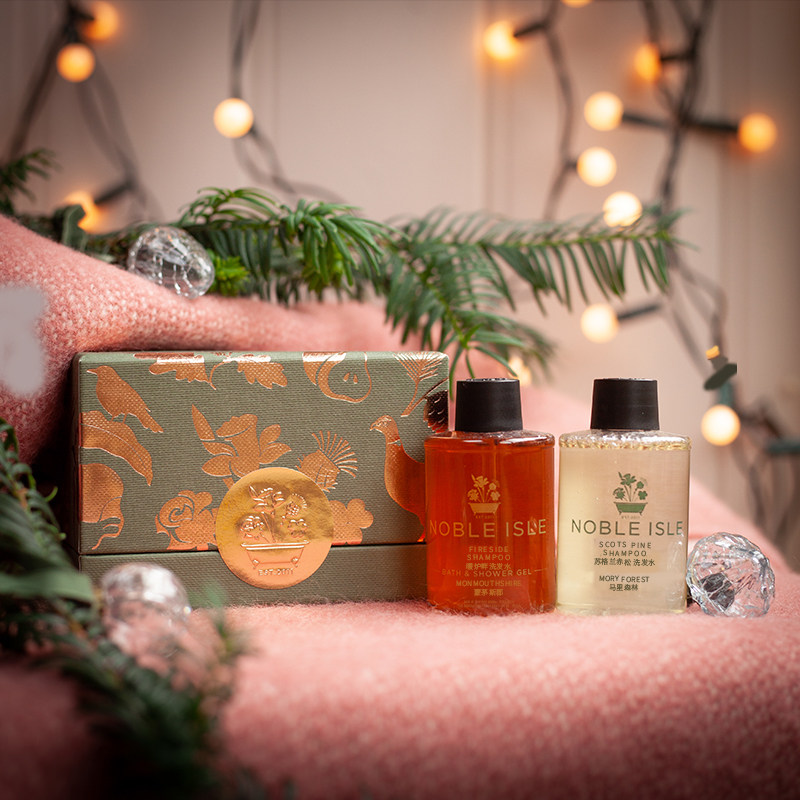 Noble Isle英国贵族之岛香氛沐浴露润肤身体乳礼盒生日礼物75mlx2