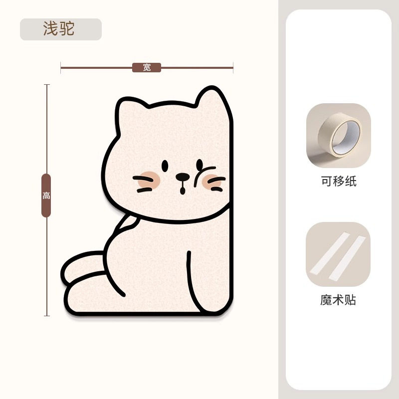 毛毡板软木板客厅照片墙高级感墙面装饰板创意遮丑背景墙贴纸