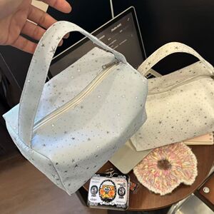外出百搭星星波点化妆包大容量便携手提洗漱化妆品收纳包