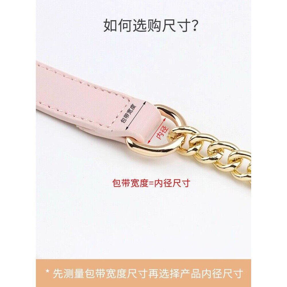 皮包斜挎肩带连接弹簧圈D字金属扣DIY包包五金肩带固定连接卡扣