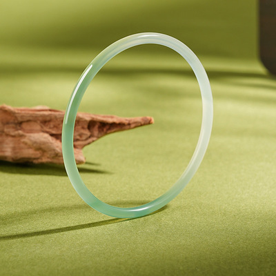 玉髓玛瑙手镯玉镯半山半水叮当镯