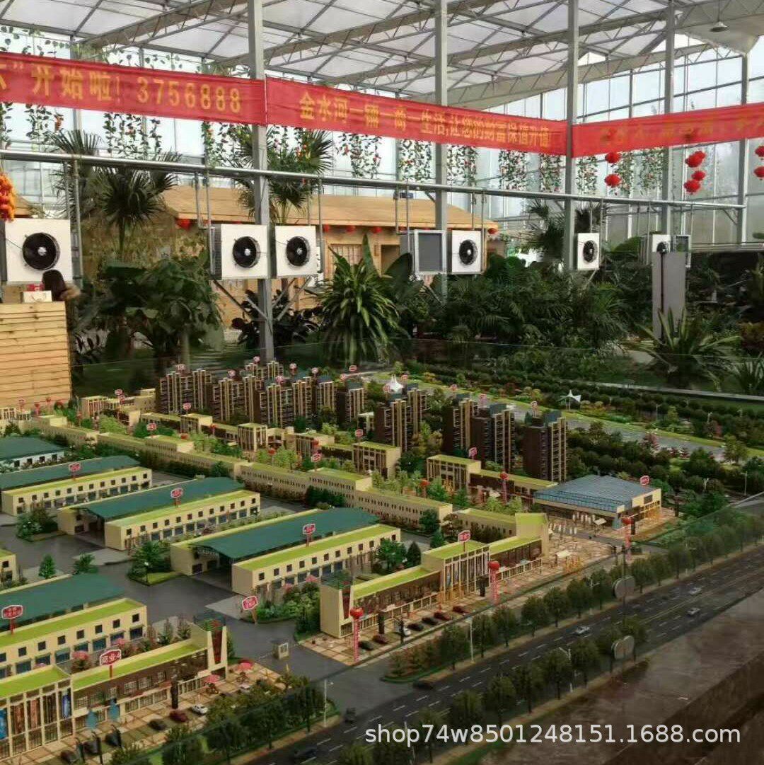 供应山西地区连栋温室大棚暖风机铜管水温换热器畜牧养殖专用