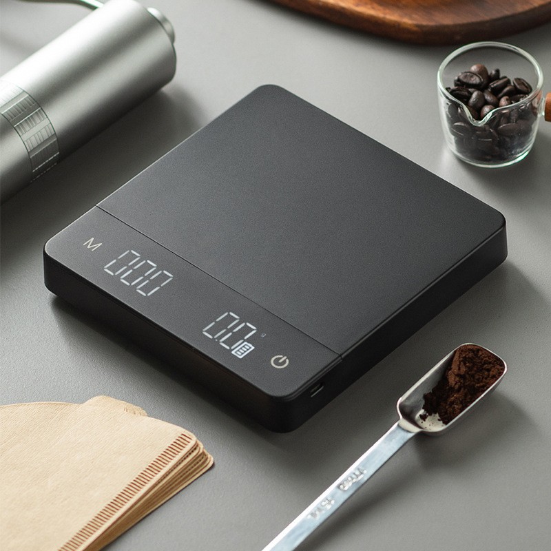 咖啡电子秤精准计时器称重量咖啡称电子磅咖啡器具手冲咖啡秤