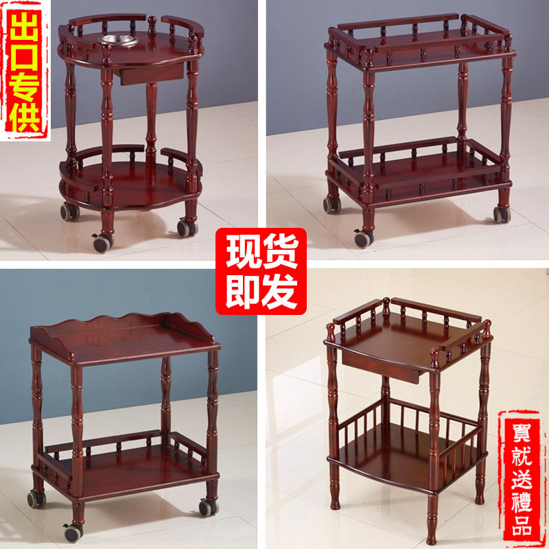 麻将馆小茶几置物架移动双层小圆茶几可移动旁边棋牌室沙发边几