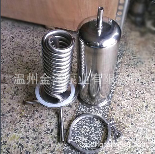 卫生级316L纯蒸汽取样器冷凝器