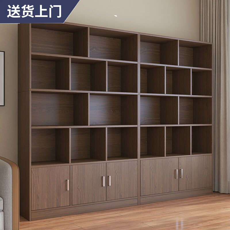 酒柜置物架靠墙展示柜客厅2024新款装饰边柜立柜实木色网红小烛优