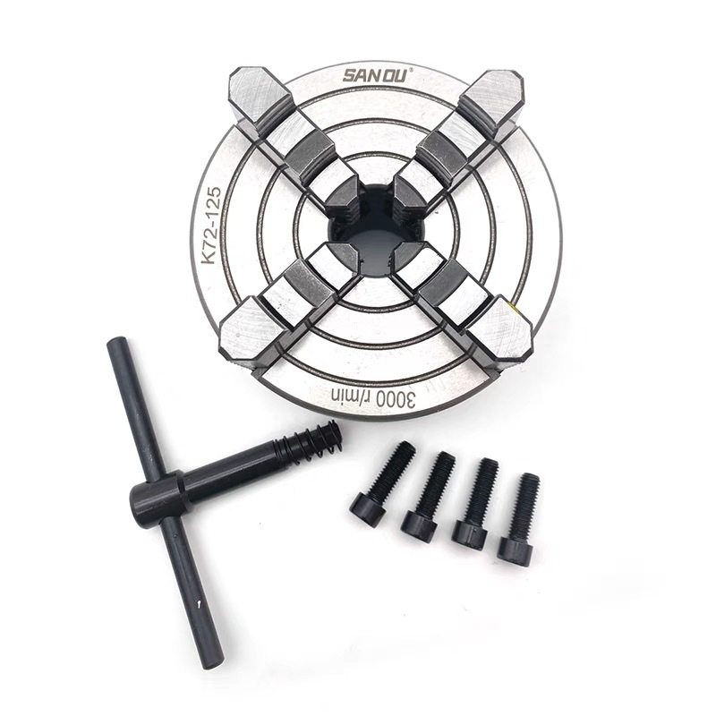 SANOU三鸥K72四爪单动卡盘四爪卡盘80 100 125 160 200 250 320