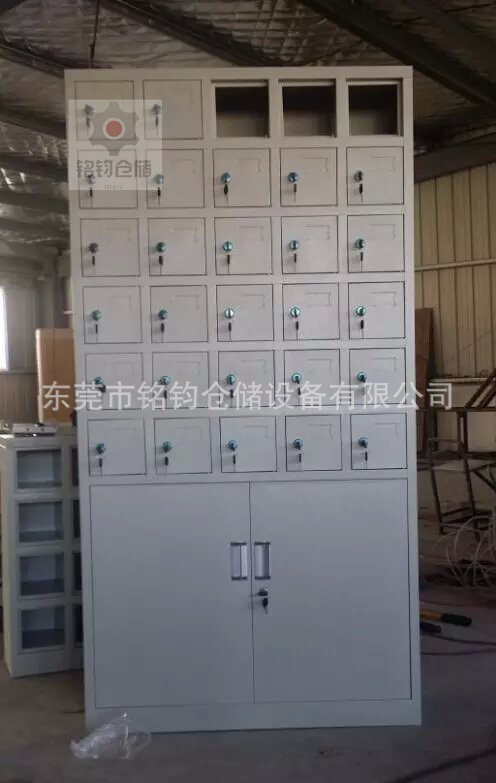 60门手机存放文件柜工厂员工柜子钢制80寄存柜对讲机充电柜