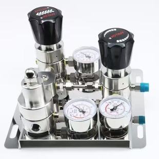 不锈钢316L半自动切换R1100不带隔膜阀简配一用一备不间断供气