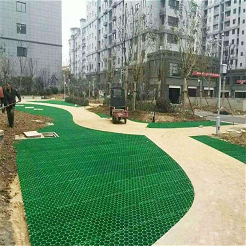 现货值草格/停车场室外绿化塑料网格绿色5.0cm植草格仓库现货