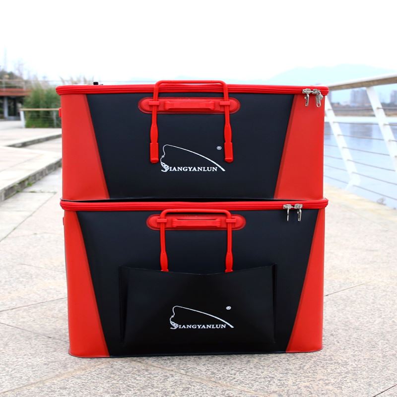 加厚eva超大特大号带隔层双层鱼护包鱼护桶折叠活鱼桶钓鱼桶水箱