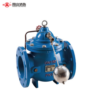 闽山遥控浮球阀100X 16Q球墨铸铁浮球阀管道阀门液压水箱控制阀