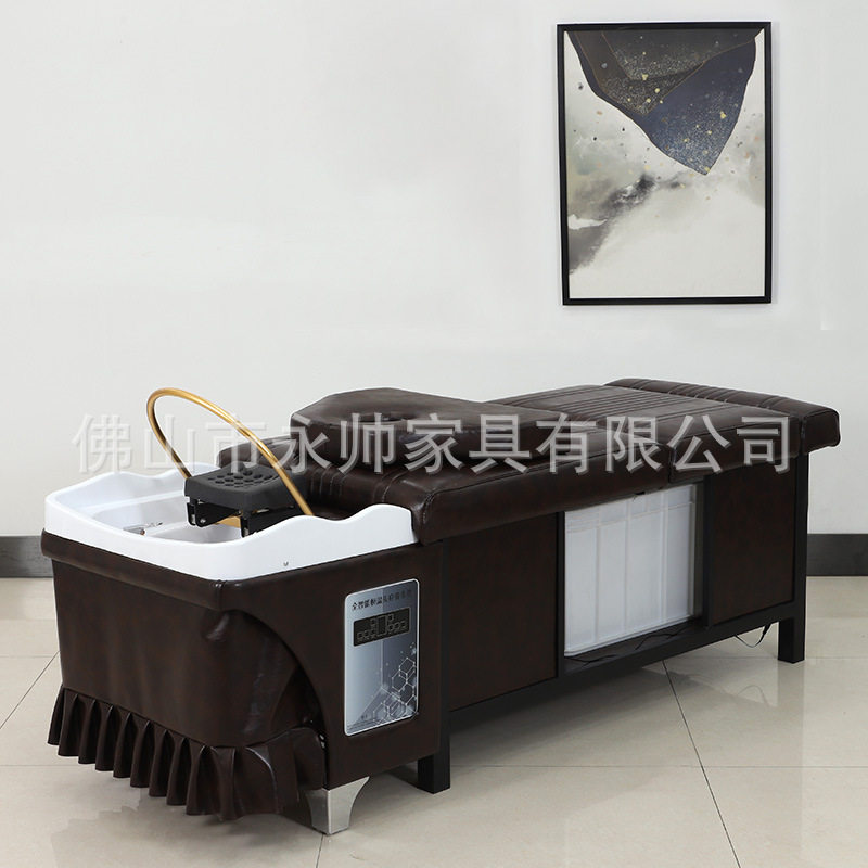 泰式洗头床头疗床免接水发廊美容院专用熏蒸头疗智能恒温水循环床