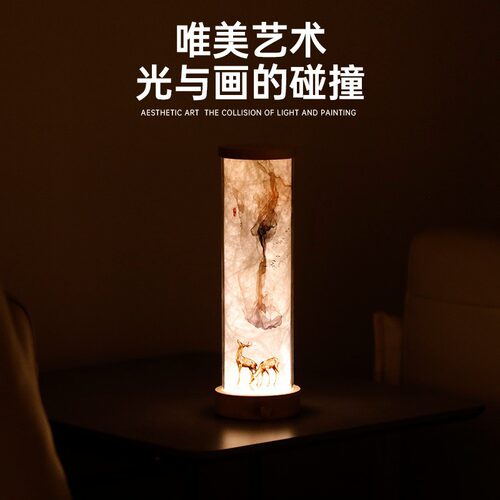 爆品创意画灯光画小夜灯厅卧室床头氛围灯公司礼品文创女孩子礼物
