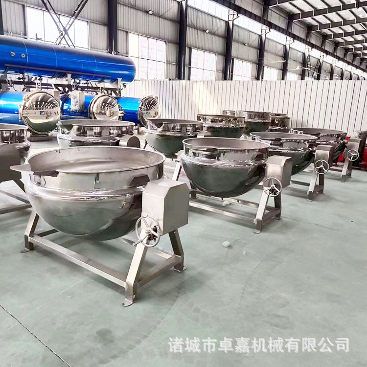 商用大容量电加热可倾式卤肉锅 食品加工机械带温控大型电炸炉