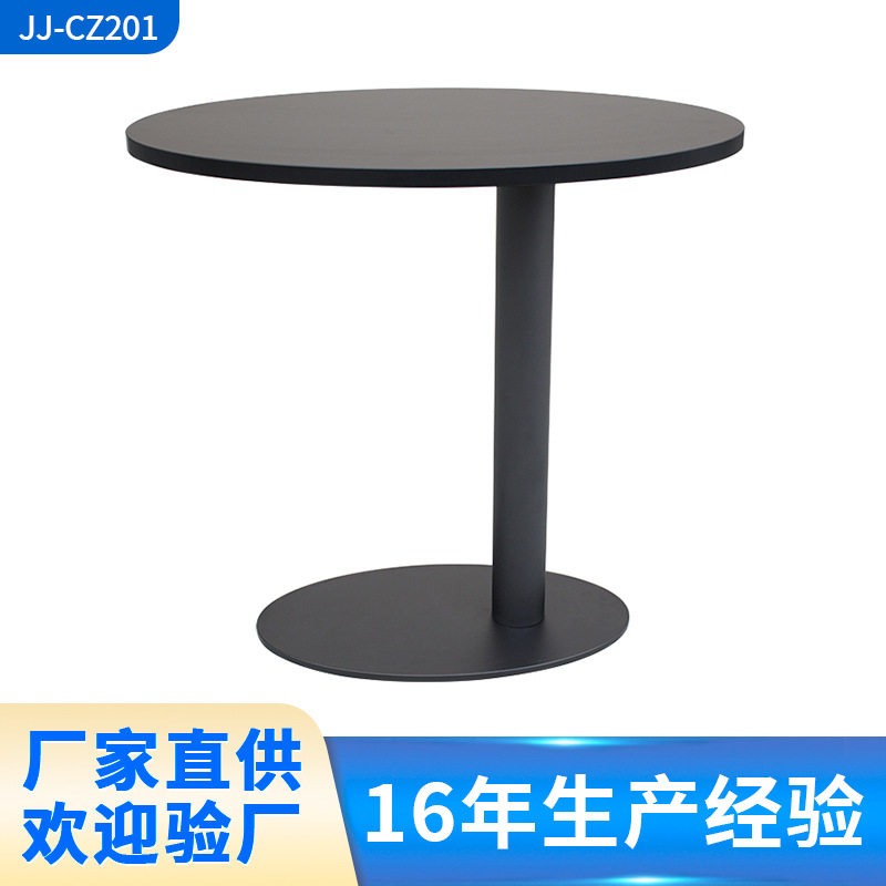 酒店客厅沙发边几床头桌现代简约茶几置物阳台钢板小圆桌工厂批发图片