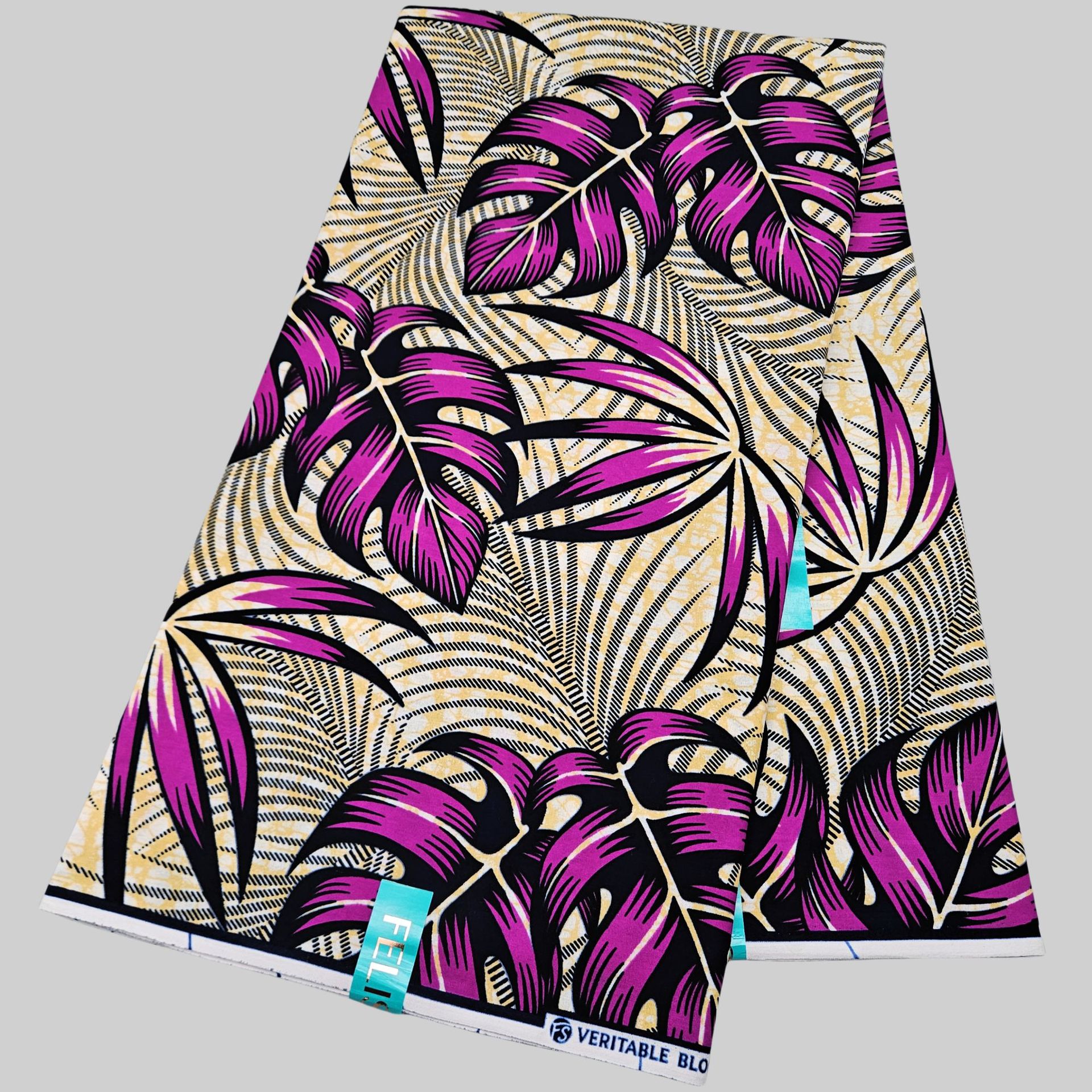 非洲蜡染布6码24S棉质量cotton Ankara wax fabric