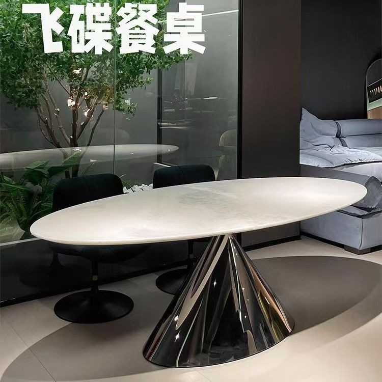 天然大理石餐桌超晶石彩晶现
