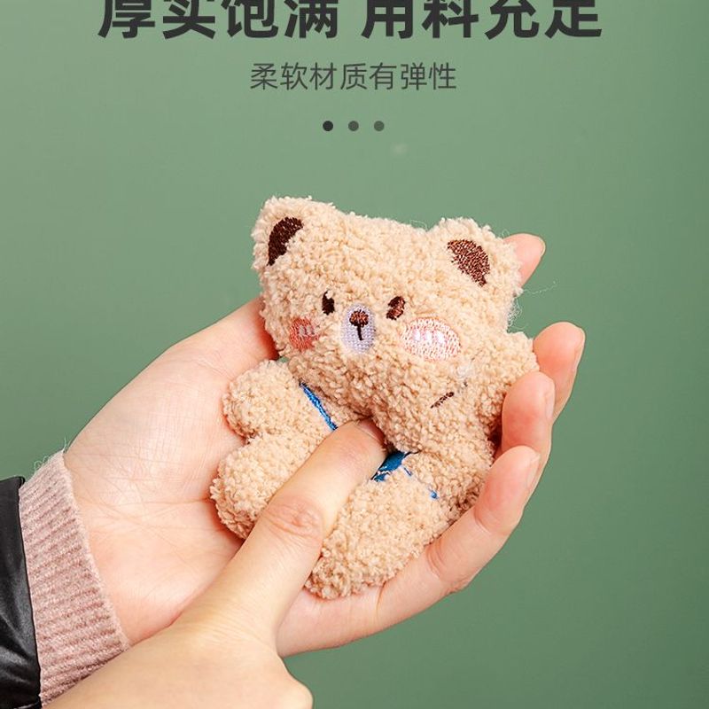 小熊静音吸盘防护贴片门窗马桶盖冰箱门板把手居家防磕碰软垫