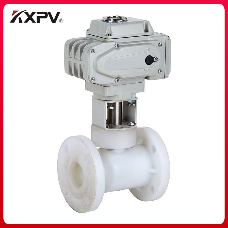 凯鑫 KXPV 塑料电动法兰球阀 Q941F-10S 电动调节球阀 厂家批发