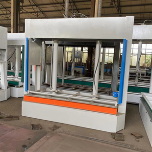 冷胶镁质防火板贴彩钢压板机 2.5*4米保温一体板冷压机自带限压提