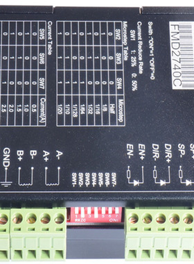 全新设计2相步进电机驱动器4A128细分FMD2740C