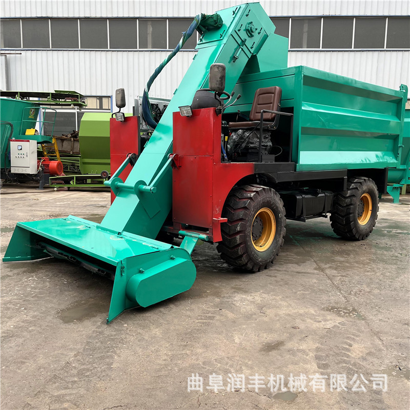 牛圈地面粪便清理机无级变速牧场铲粪车清理干净农场四轮除粪机