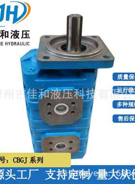 牡丹江随车吊齿轮泵CBGJ2063/2032齿轮泵济南液压双联齿轮泵