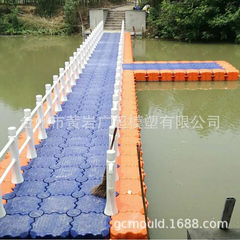 塑料水上浮筒码头平台   台州塑料浮筒 摩托游艇泊位