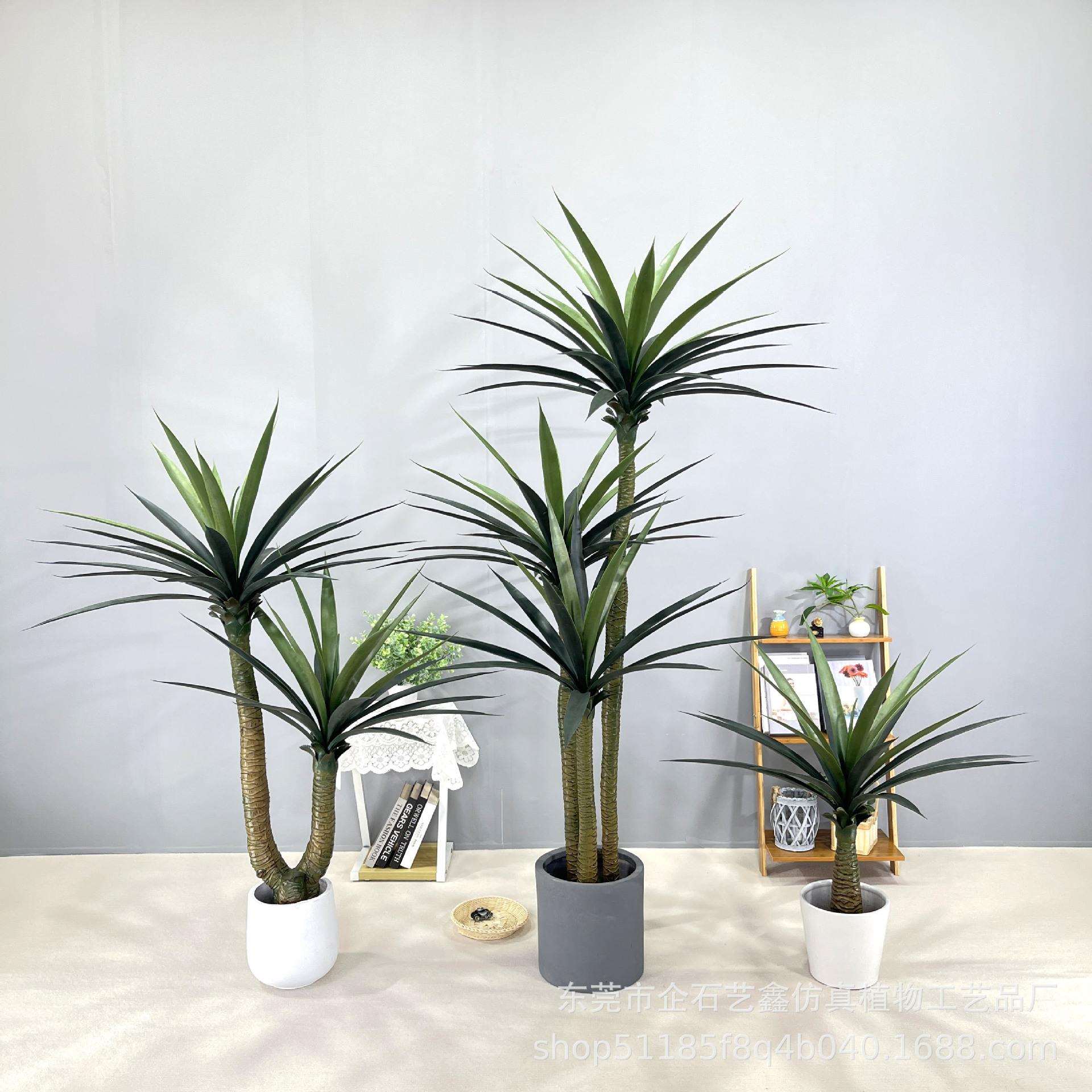 仿真荷兰铁龙舌兰绿植盆栽北欧剑麻植物假树摆件装饰落地丝兰现货