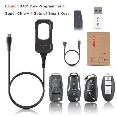 元征launch x431 key programmer遥控钥匙编程器1个芯片4个钥匙