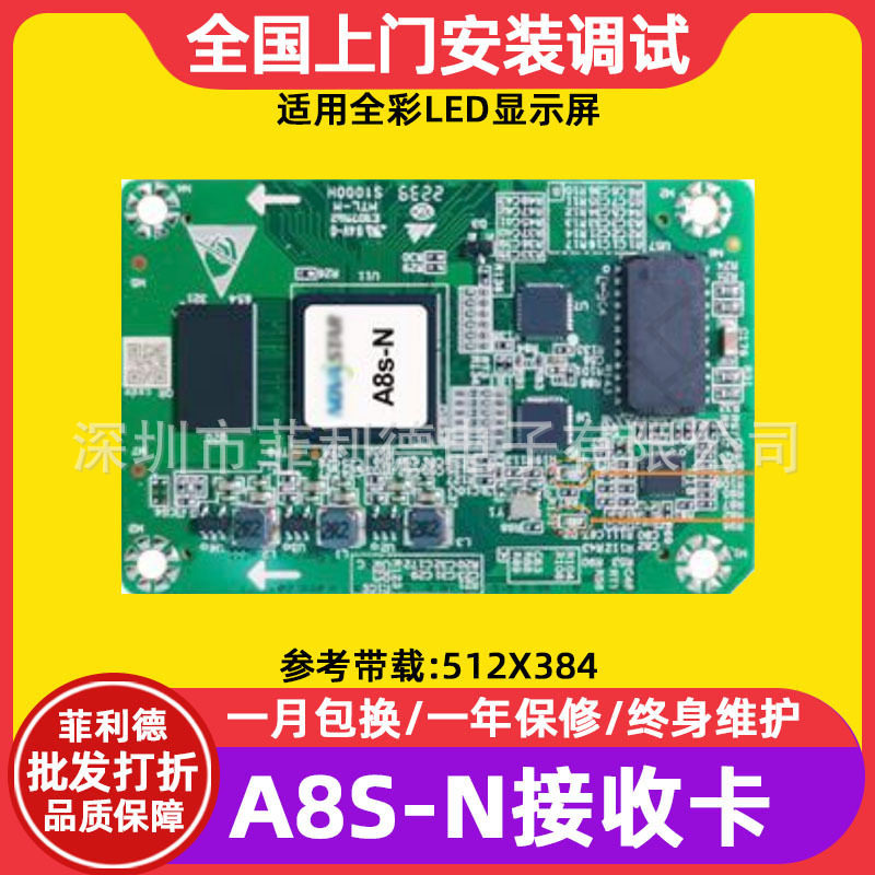 诺瓦A8S-N小间距接收卡室内全彩电子屏LED显示屏大屏幕视频控制卡