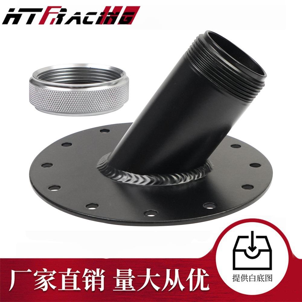 汽车改装 配件 通用燃料45度斜口油箱盖盖带帽12螺栓铝合金油箱盖