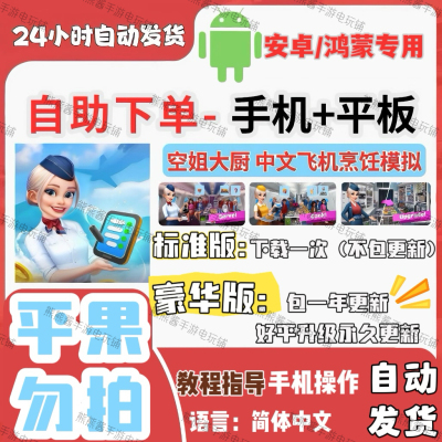 空姐大厨洛杉矶机场 中文飞机烹饪模拟经营 安卓手机平板游戏