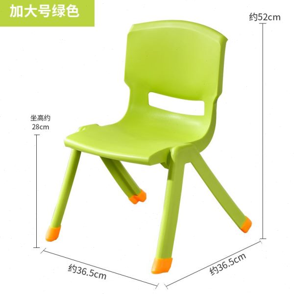 胶塑料靠背椅凳子板凳儿童椅子幼儿园家用小宝宝餐椅小椅子加厚熟