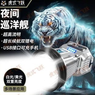 克鱼LED家用头戴强光夜间巡洋舰夜钓劳斯手电筒雷百货店工作超亮
