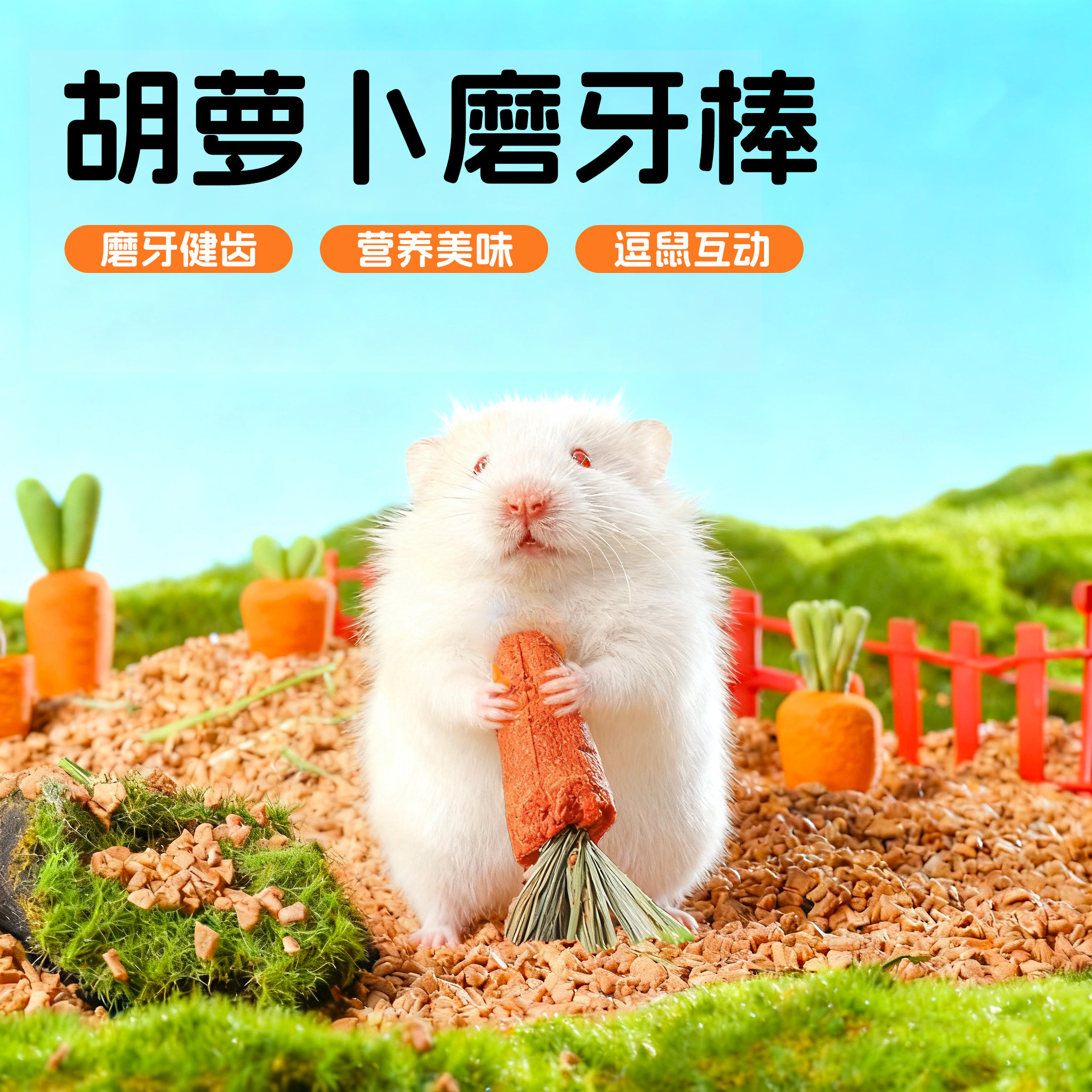 仓鼠磨牙棒胡萝卜兔子零食豚鼠龙猫荷兰猪金丝熊专用磨牙神器用品,宠物/宠物食品及用品,玩具/造景装饰,淘宝优惠券,粉丝福利购,淘宝优惠卷