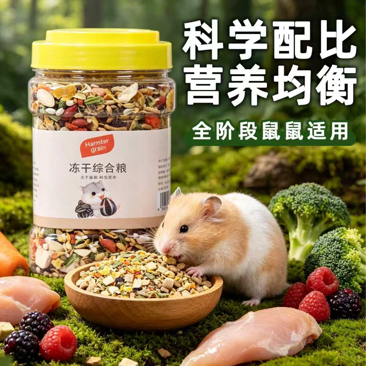 仓鼠粮食金丝熊营养主粮面包虫干图片