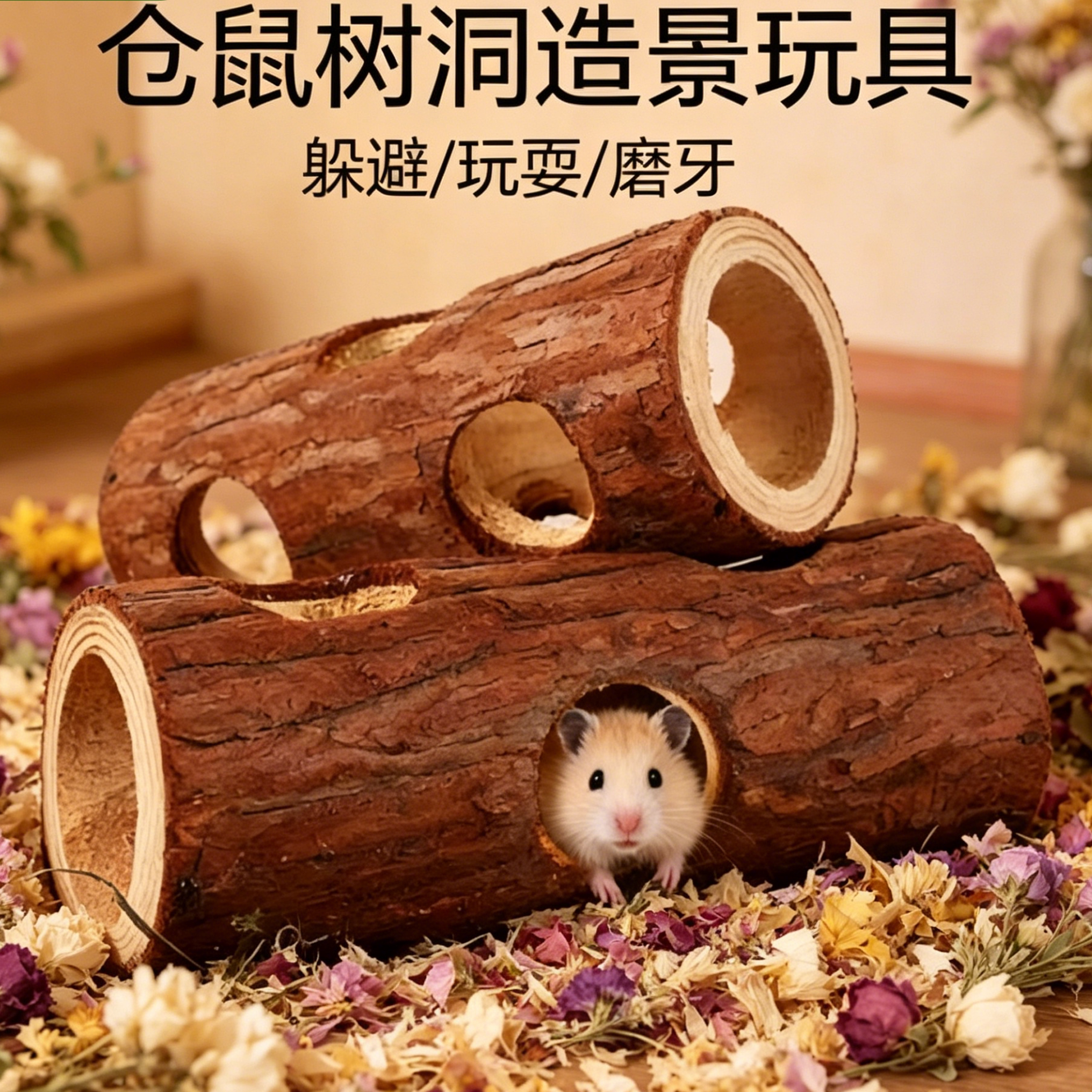 仓鼠笼玩具躲避窝屋解闷专用用品图片